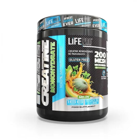 Life Pro Creatine Monohydrate 200 Mesh Fresa Ácida 500 g